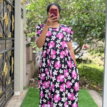 Maternity/Feeding Lounge wear - Zipless MaternityWear- LW Hibiscus
