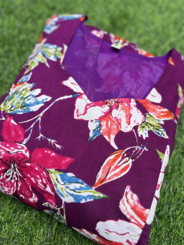 Cotton Maternity/Feeding kurti - SS -  Priyanka - Image 2