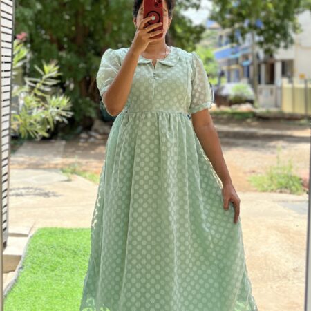 Georgette Maternity/Feeding kurti - PeterPan - Big Butta