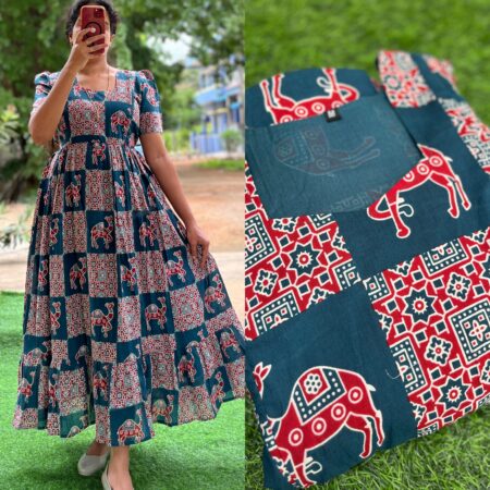 Cotton Maternity/Feeding kurti - SS - Camel