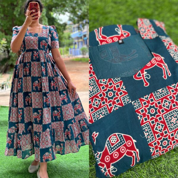 Cotton Maternity/Feeding kurti - SS - Camel