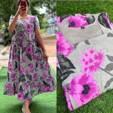 Cotton Maternity/Feeding kurti - SS - Maya