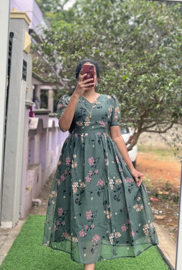 Georgette Maternity/Feeding kurti - Vneck CV