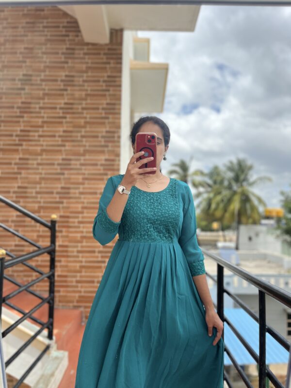Georgette Maternity/ Feeding Maxi - Yokework Rama - Image 2
