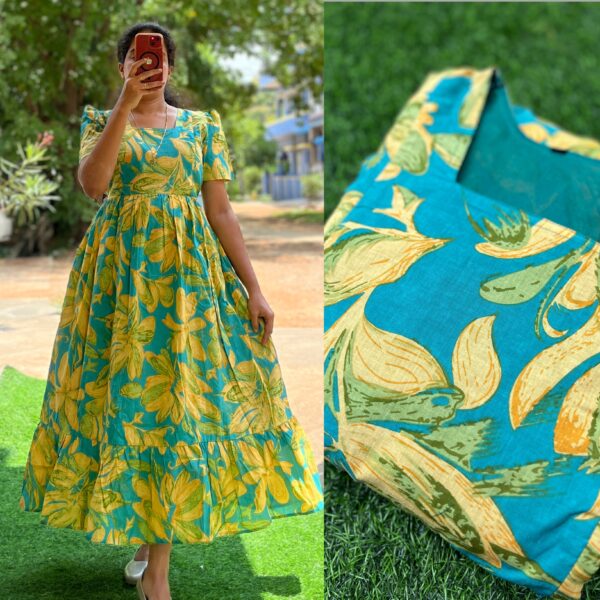 Cotton Maternity/Feeding kurti - SS -Garden new