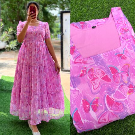 Georgette Maternity/ Feeding Maxi - 3tier - Pari