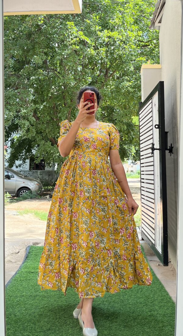 Cotton Maternity/Feeding kurti - SS - Ganga - Image 2