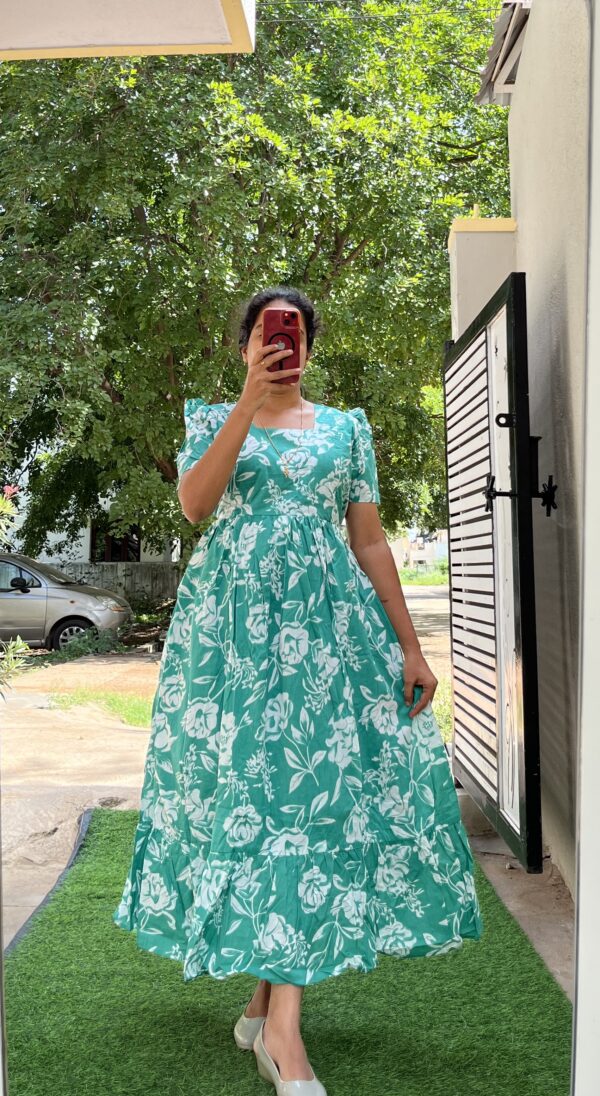 Cotton Maternity/Feeding kurti - SS - Roshni - Image 3