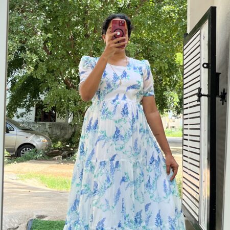 Georgette Maternity/ Feeding Maxi - 3tier - Buds