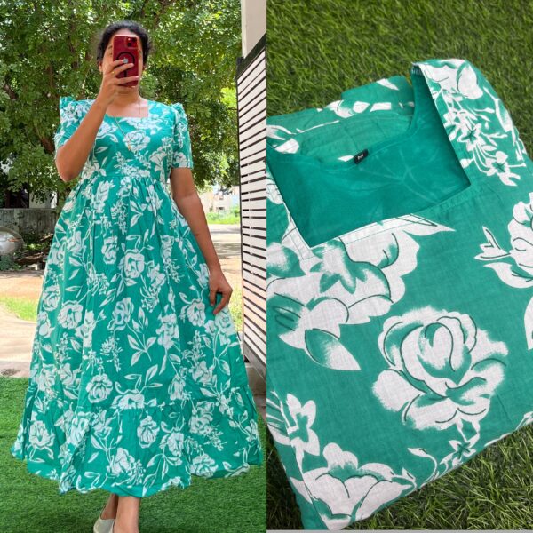 Cotton Maternity/Feeding kurti - SS - Roshni