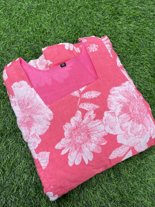 Cotton Maternity/Feeding kurti - SS - Zara - Image 2