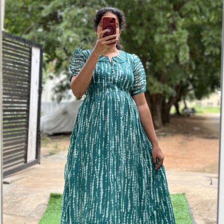 Georgette Maternity/Feeding kurti - PeterPan - Takshini