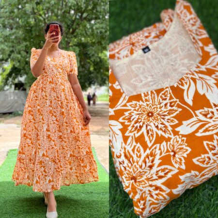 Cotton Maternity/Feeding kurti - SS - Chevanthi