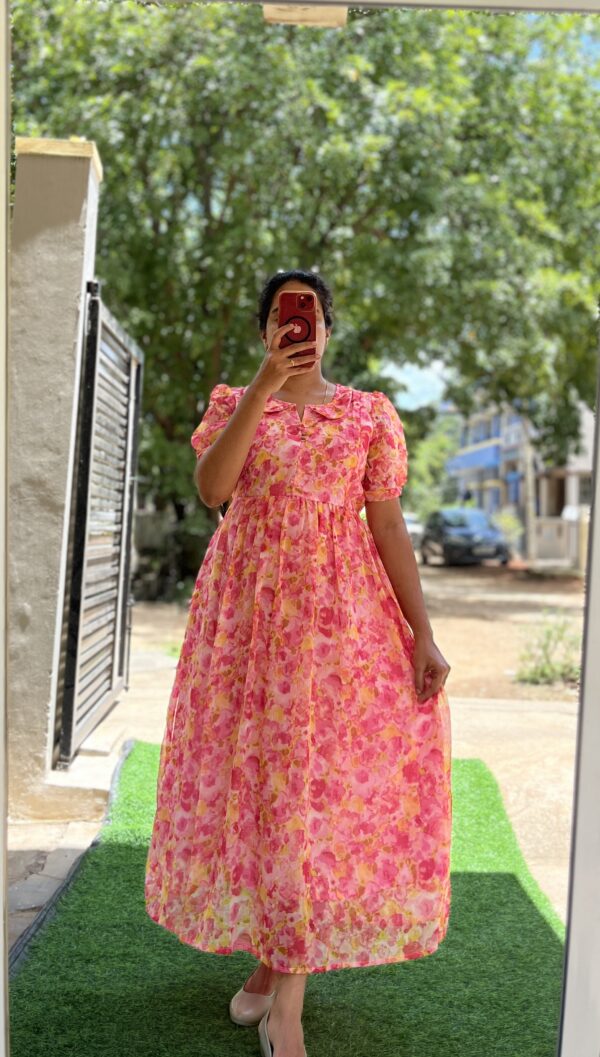 Georgette Maternity/Feeding kurti - PeterPan Olivia