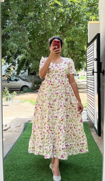 Cotton Maternity/Feeding kurti - SS - Mythili