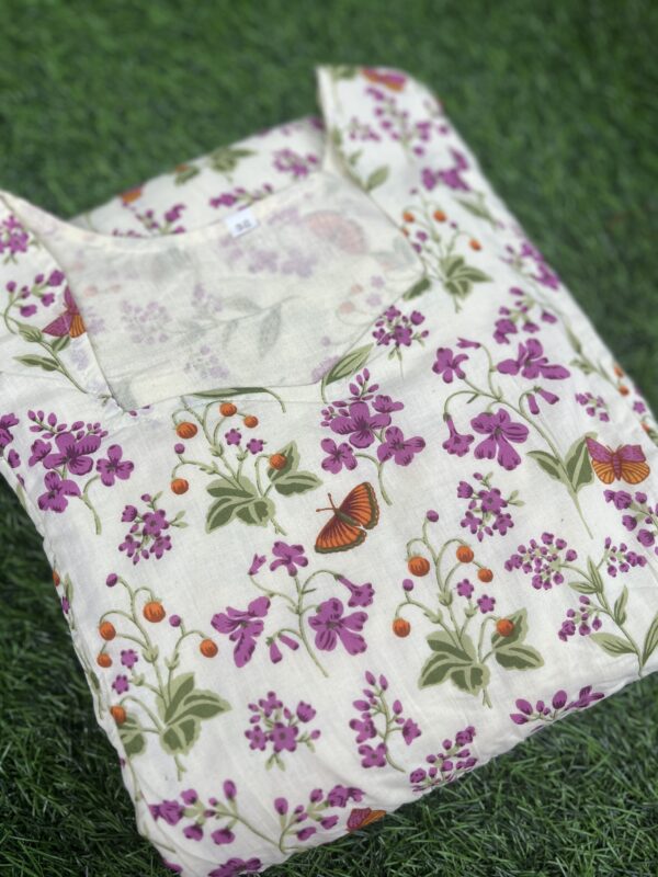 Cotton Maternity/Feeding kurti - SS - Mythili - Image 2