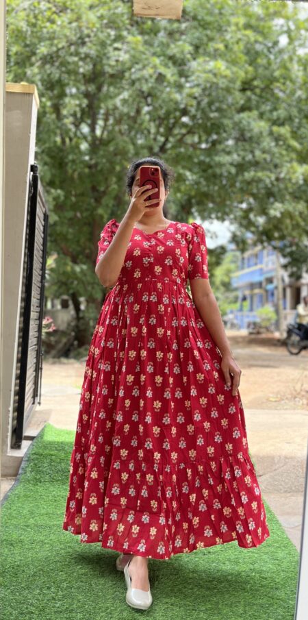 Cotton Maternity/Feeding kurti - SS - CottonStrawberry