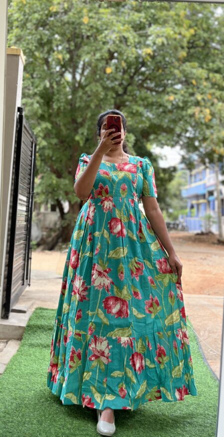 Cotton Maternity/Feeding kurti - SS - Lotus
